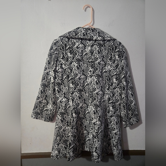 Calvin Klein Cascading Collar 3/4 Sleeves Open Blazer Women's Size 6 - Picture 2 of 7